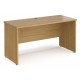 Maestro Panel End 600mm Deep Straight Desk